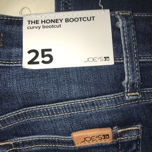 Joe’s Honey Bootcut Jeans, altered w/original hem